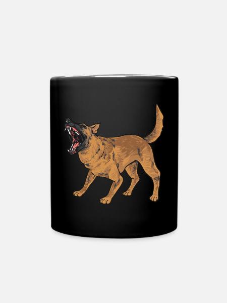 Malinois Berger Belge Malines Chien - Mug uni - noir