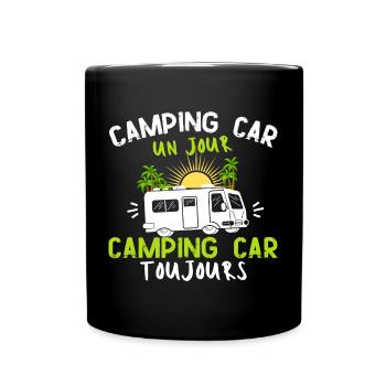 Humour camping car -toujours- Cadeau marrant - Mug uni - noir - Devant