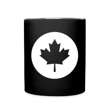 Kanada, ich liebe Kanada, ich liebe Kanada - Tasse einfarbig - Schwarz - Vorne