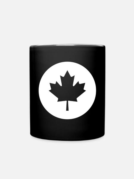 Canada, j'aime le canada, j'adore le canada - Mug uni - noir