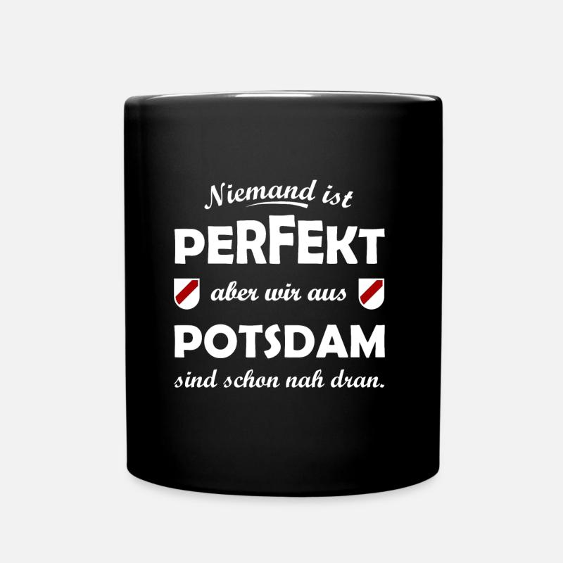 Die Potsdamer - Tasse einfarbig - Schwarz
