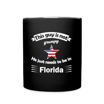 Américains de Floride - Mug uni - noir - Devant