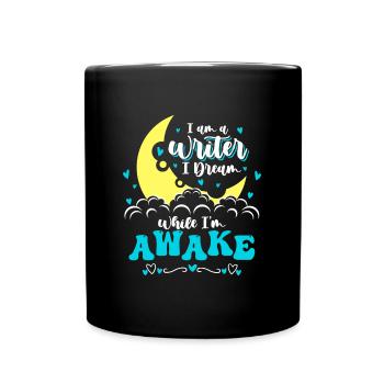 Author Hobby Library Authors - Full Colour Mug - black - Front