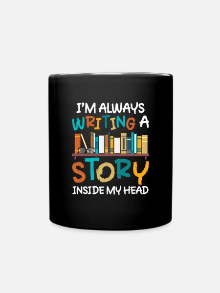 Autor Schreiben Literatur Buchautor - Tasse einfarbig - Schwarz