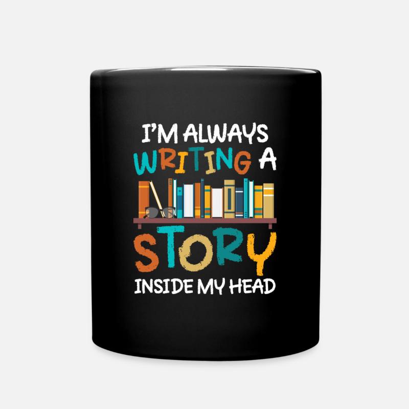 Autor Schreiben Literatur Buchautor - Tasse einfarbig - Schwarz