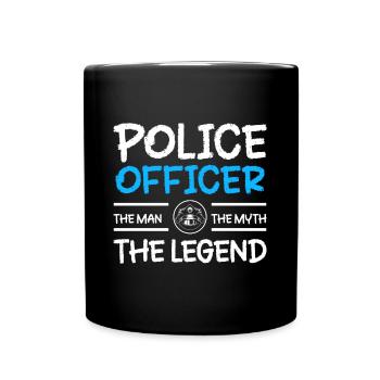Police Crime Scene Security - Full Colour Mug - black - Front