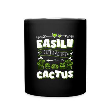 Cactus Spiny Mexique Jardinier - Mug uni - noir - Devant