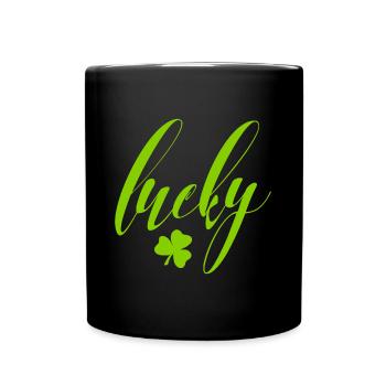 Lucky Clover Saint Patrick's Day Party - Full Colour Mug - black - Front