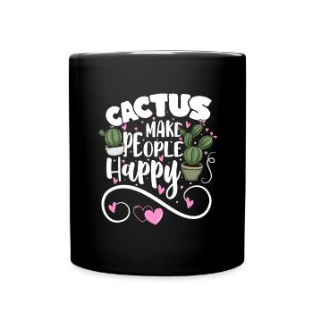 Cacti Prickly Mexico - Full Colour Mug - black - Front