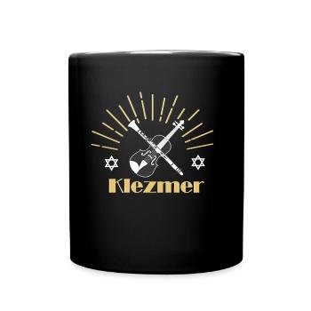 klezmer Klarinette - Tasse einfarbig - Schwarz - Vorne
