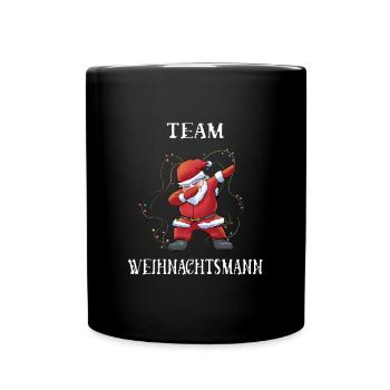 Équipe Santa Claus - Mug uni - noir - Devant