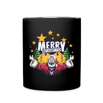 Christmas Santa Claus Gifts - Full Colour Mug - black - Front