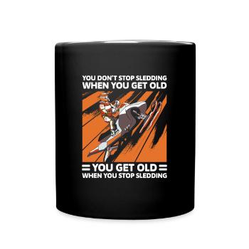 Sports Snow Winter Sports Slope - Full Colour Mug - black - Front