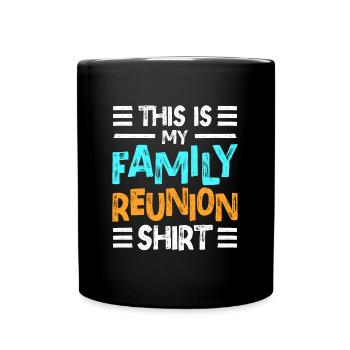 Cher membre de la famille à la maison - Mug uni - noir - Devant