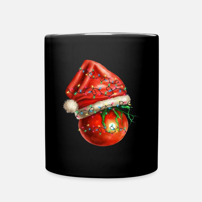 christmas Tomate - Tasse einfarbig - Schwarz