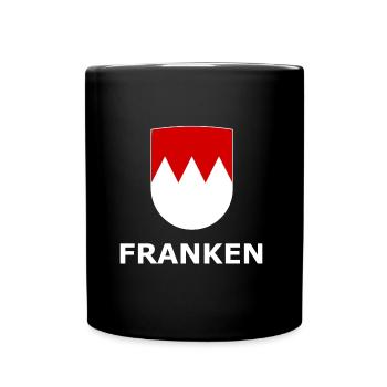 Der Franke - Tasse einfarbig - Schwarz - Vorne