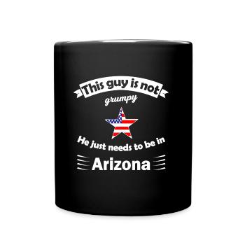 Les États de l’Arizona - Mug uni - noir - Devant