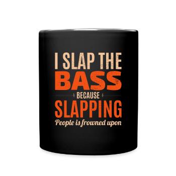 Basse Guitariste Musicien Musicien Bassiste Funny - Mug uni - noir - Devant