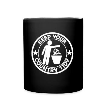 Capitalism is the solution - Full Colour Mug - black - Front