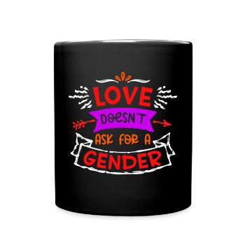 Égalité des droits Droits LGBT de l’amour homosexuel - Mug uni - noir - Devant