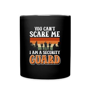 Security guard Bouncer - Full Colour Mug - black - Front