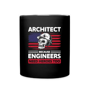Architecture Design Studies Construction - Full Colour Mug - black - Front