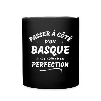 Basque, je suis Basque, pays Basque - Mug uni - noir - Devant