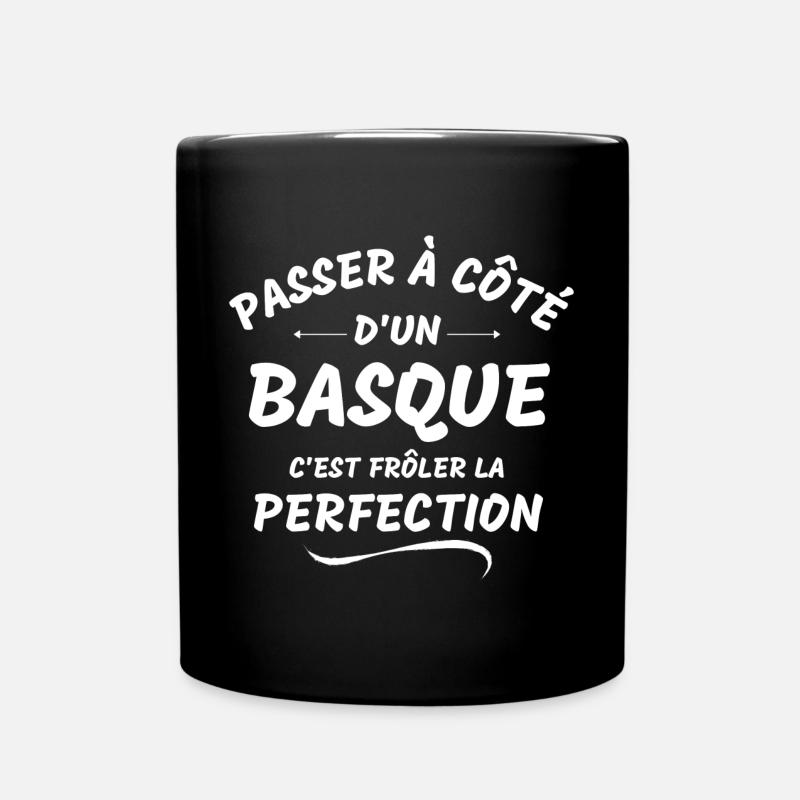 Basque, je suis Basque, pays Basque - Mug uni - noir