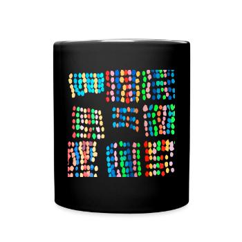 Pon-pon - Tasse einfarbig - Schwarz - Vorne