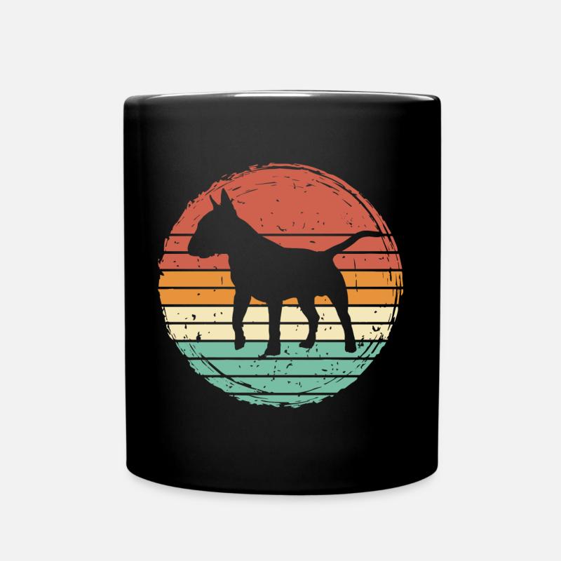 Bull Terrier Rétro Cadeau - Mug uni - noir