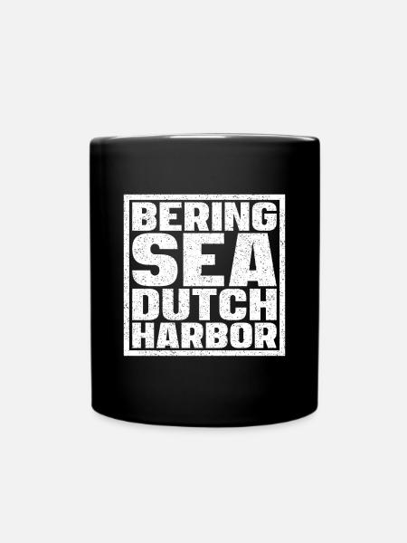 Bering Sea Dutch Harbor Alaska USA - Full Colour Mug - black
