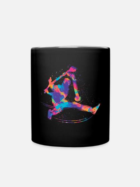 Stunt Scooter - Tasse einfarbig - Schwarz