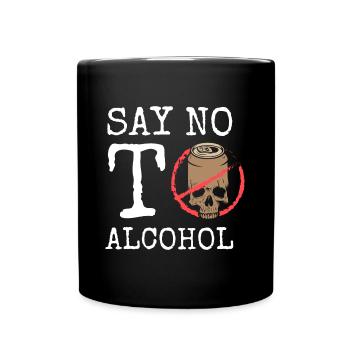 Alcohol withdrawal Reason Non-alcoholic beer - Full Colour Mug - black - Front