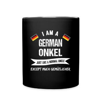 For the best German uncle - Full Colour Mug - black - Front