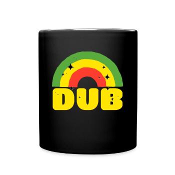 Dub Reggea - Tasse einfarbig - Schwarz - Vorne