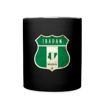 Design du drapeau d'Ibadan, Nigeria - Mug uni - noir - Devant