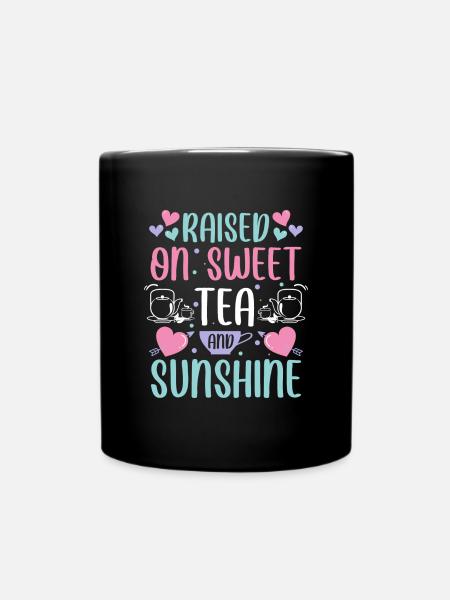 Teetrinker Teebeutel Teeliebhaber - Tasse einfarbig - Schwarz