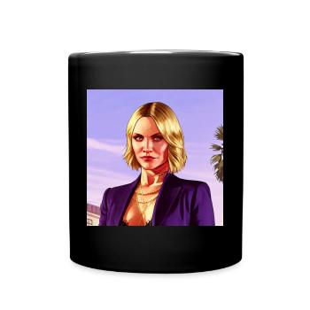 GTA5 Look - Cameron Diaz - Tasse einfarbig - Schwarz - Vorne