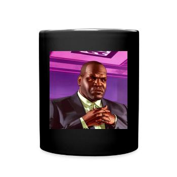 GTA5 Look - Big Shaq - Tasse einfarbig - Schwarz - Vorne