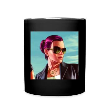GTA5 Look - Nena - Tasse einfarbig - Schwarz - Vorne