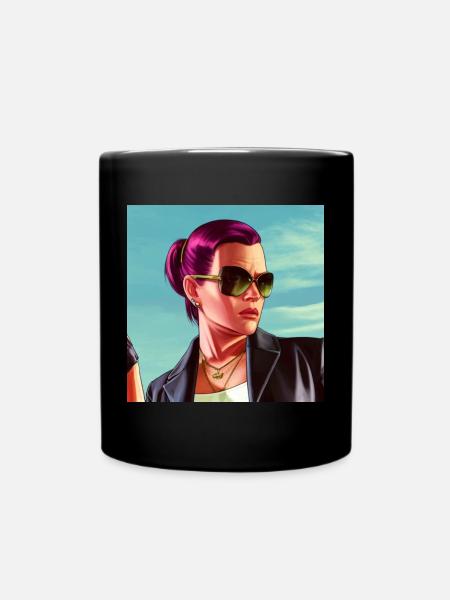 GTA5 Look - Nena - Tasse einfarbig - Schwarz