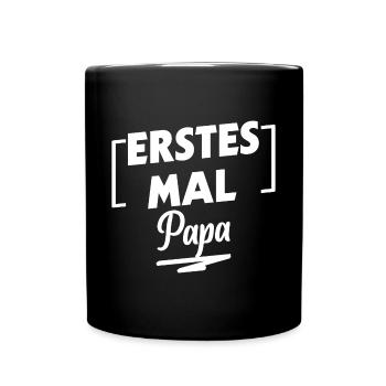 Parents enceintes Famille Bonheur Papa Déclaration de Papa - Mug uni - noir - Devant