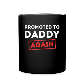 Père enceinte Famille Bonheur Parents Déclaration - Mug uni - noir - Devant