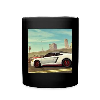 GTA Look - Muscle Car - Full Colour Mug - black - Front