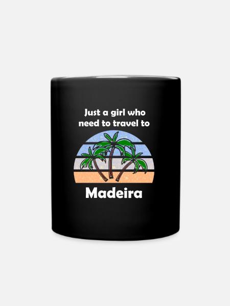 DIe Madeira Reise - Tasse einfarbig - Schwarz