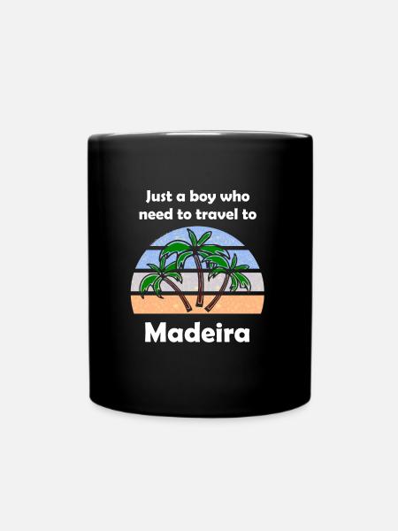 Der Junge aus Madeira - Tasse einfarbig - Schwarz