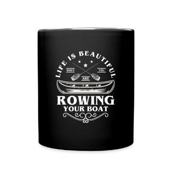 Sports nautiques - Mug uni - noir - Devant