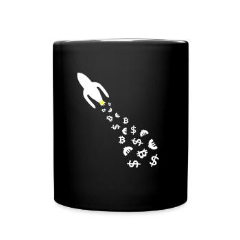 La fusée des investisseurs - Mug uni - noir - Devant