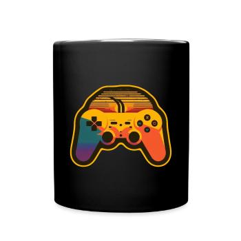 Every Now And Then I Leave My Room Gamer Gaming - Full Colour Mug - black - Front