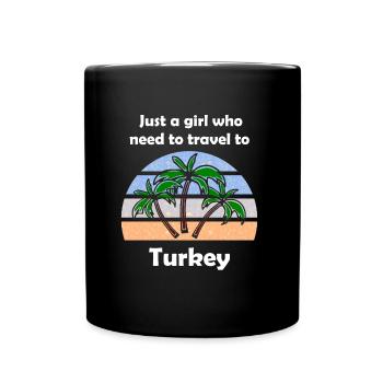 Tourist in Turkey - Full Colour Mug - black - Front